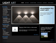 Tablet Screenshot of lightart.se
